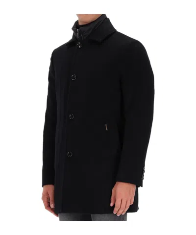 Moorer "monferrato-le" Coat In Black