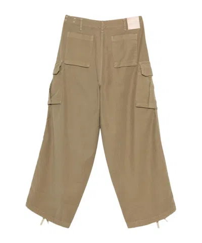 Alysi Cargo Trousers In Brown