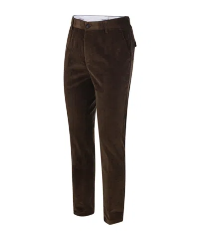 Department Five Corduroy Trousers In Brown