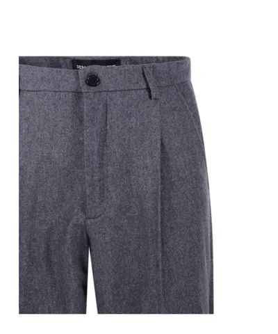 Department Five Pleated Trousers In Blue
