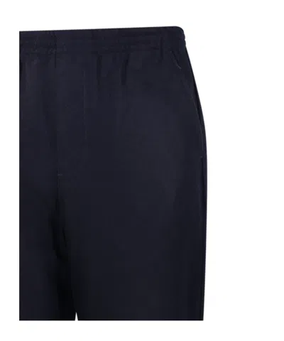 Department Five Elastic-waist Trousers In Black