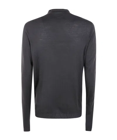 Md75 Wool Crew Neck Sweater Clothing In Black