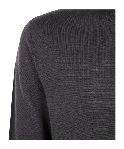 Md75 Wool Crew Neck Sweater Clothing In Black
