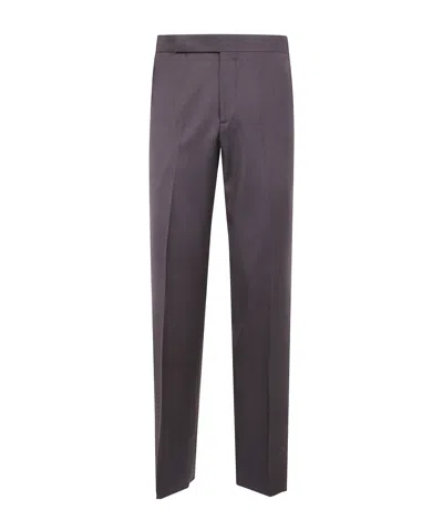 Lardini Drop Regular Trousers In Brown