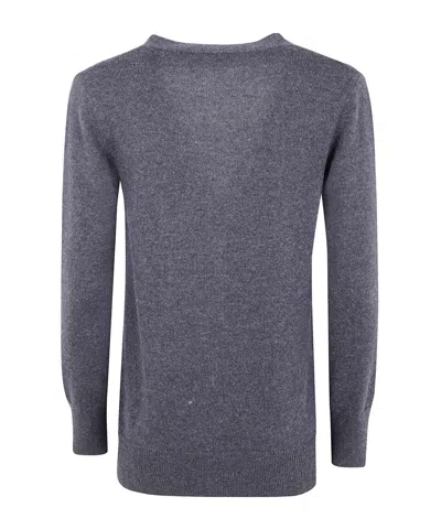 Anneclaire Wool & Cashmere Fitted Cardigan In Gray