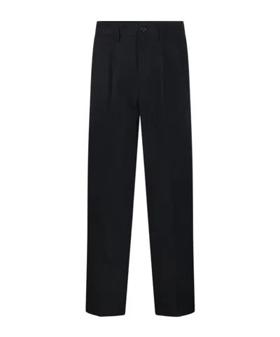 Department Five Pleated Trousers In Black