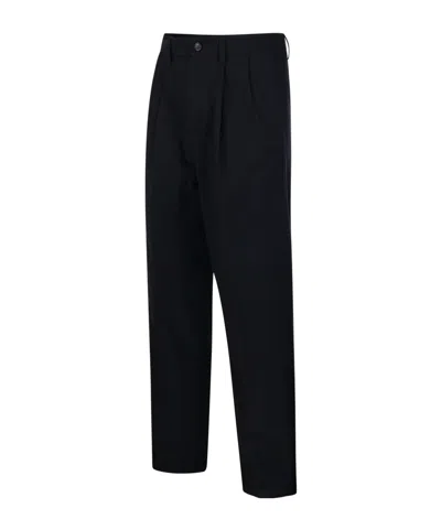 Department Five Pleated Trousers In Black
