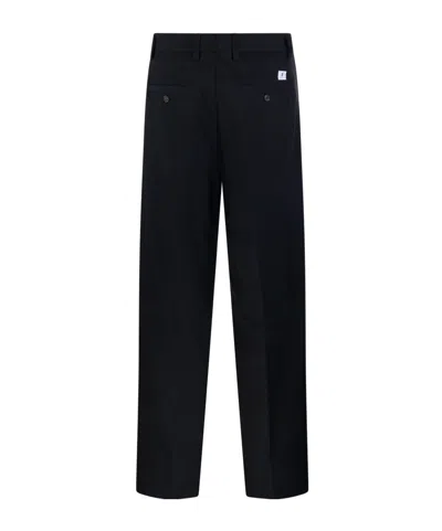 Department Five Pleated Trousers In Black