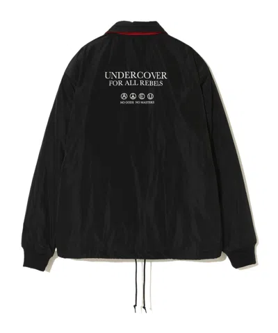 Undercover Press-stud Fastening Jacket In Black