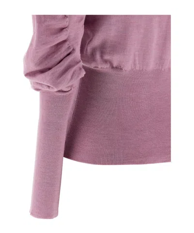 Vivienne Westwood Soft Knit Cardigan Featuring Puff Sleeves In Multi