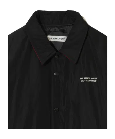 Undercover Press-stud Fastening Jacket In Black