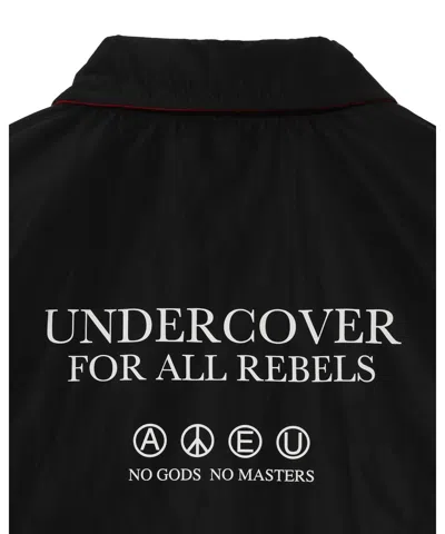 Undercover Press-stud Fastening Jacket In Black