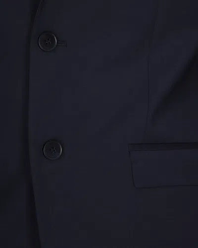 Manuel Ritz Notched-lapel Single-breasted Suit In Blue