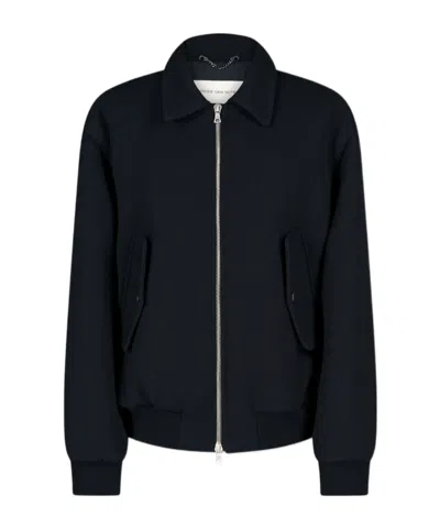 Dries Van Noten Long-sleeved Zip-up Jacket In Black