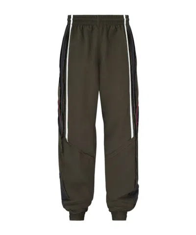 Martine Rose Layered Track Pants In Metallic