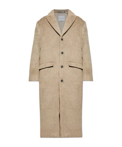 Samsoe & Samsoe Single-breasted Coat In Brown