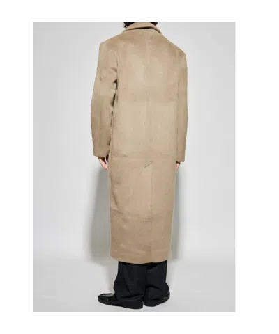 Samsoe & Samsoe Single-breasted Coat In Brown