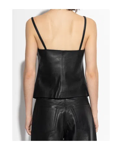 Samsoe & Samsoe Salco Buttoned-up Top In Black