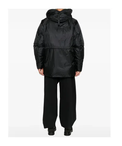 C.p. Company Hooded Down Jacket In Black