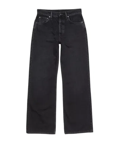 Acne Studios Jeans With Belt Loops In Black
