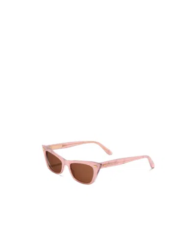 Valentino Brown Cat Eye Ladies Sunglasses Vls-176 B 51 In Brown