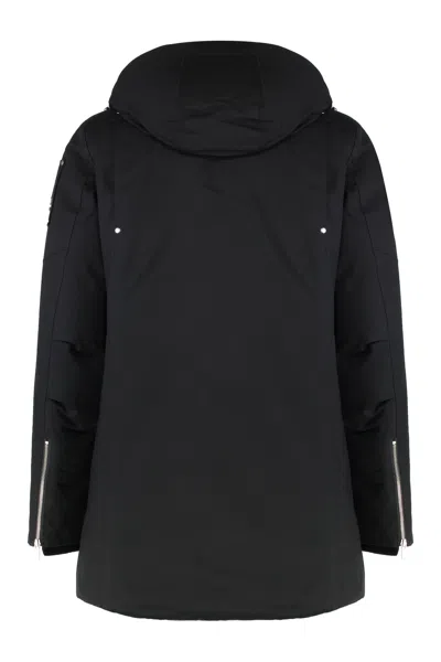 Moose Knuckles Original Stirling Down Parka In Black