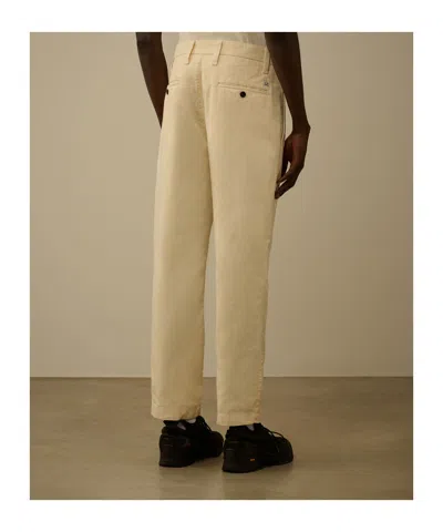 C.p. Company Pleated Trousers In Brown