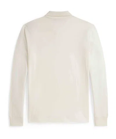 Ralph Lauren Long-sleeved Polo Shirt In White