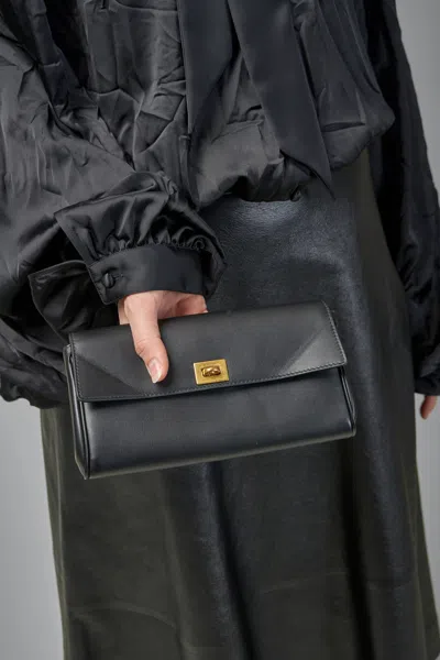Balenciaga Rodeo Continental Wallet In Black