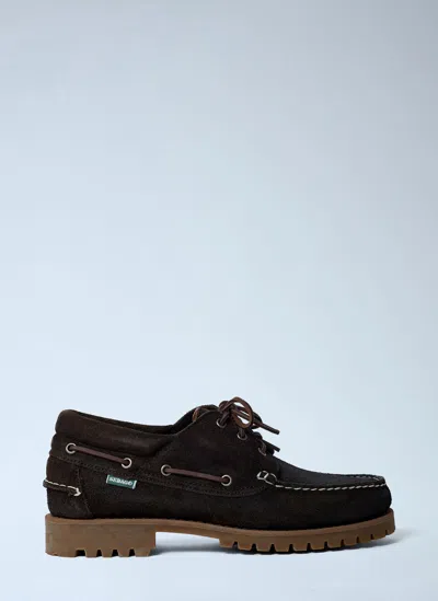 Sebago Acadia Suede Wax Boats Shoes In Brown