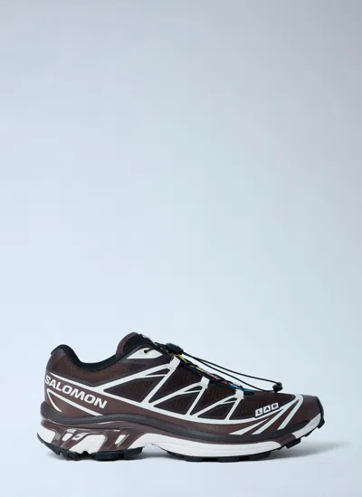 Salomon Rugged Xt-6 Sneakers With Breathable Mesh In Brown