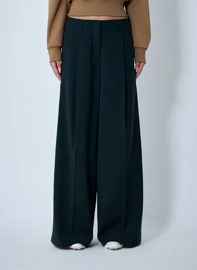 Lacoste Pleated Pants In Black