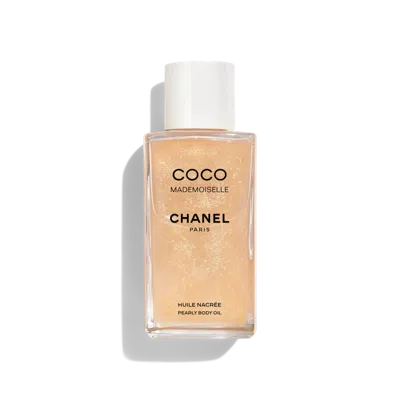 Chanel Coco Mademoiselle Pearly Body Oil In Transparent