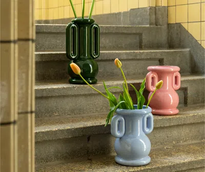 &k Amsterdam Amfora Vase In Blue