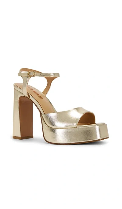 Steve Madden Women's Liandra Platform Dress Sandals In Gold