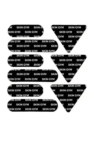 Skin Gym Face Tape Bundle In Black