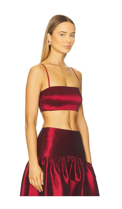 More To Come Carson Top In Burgundy