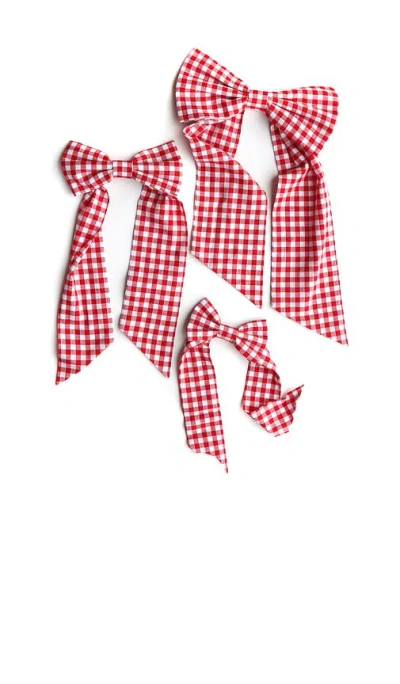 Cody Foster & Co Bow Tie Set Of 3 In Red
