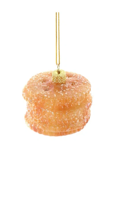 Cody Foster & Co Cracker Stack Ornament In Orange
