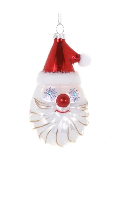 Cody Foster & Co Vintage Retro Santa Ornament In Multi