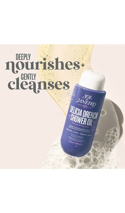 Sol De Janeiro Delicia Drench Shower Oil In Purple