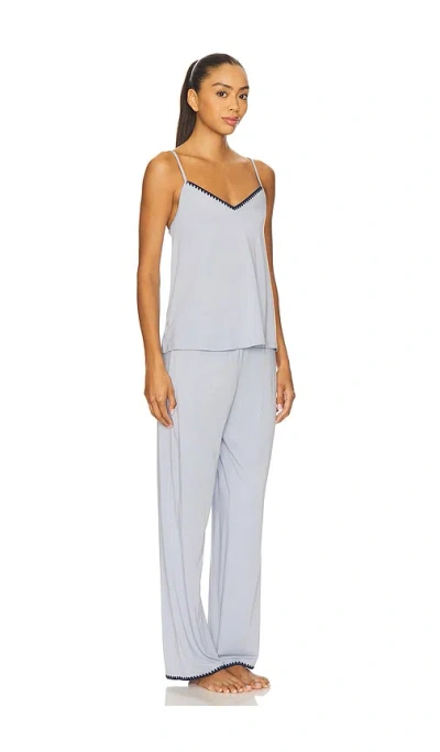 Eberjey Frida Camisole And Pajama Pant Set In Gray