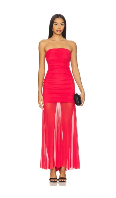 Amanda Uprichard Leo Dress In Red