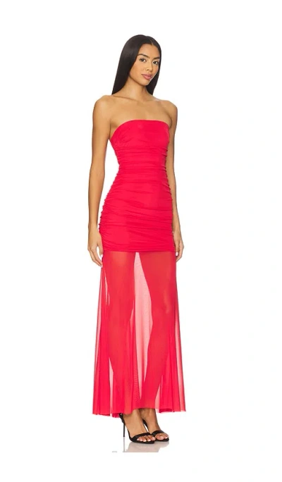 Amanda Uprichard Leo Dress In Red