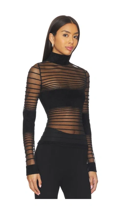 Retroféte Katrine Top In Black