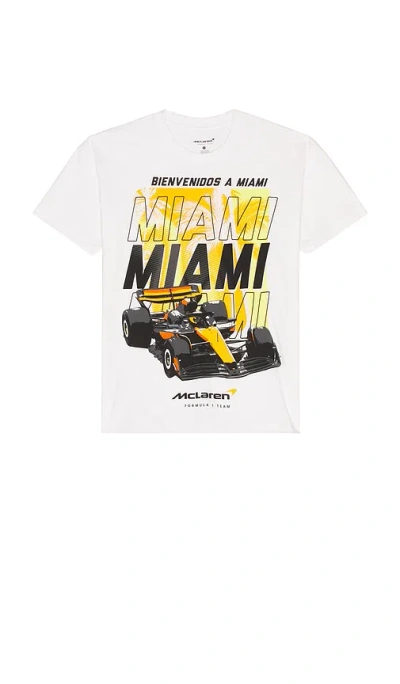 Mclaren Formula 1 Raceway Series Miami Oversized Tee In White