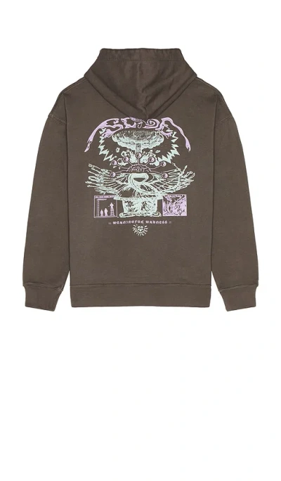 Critical Slide Madness Hoodie In Brown