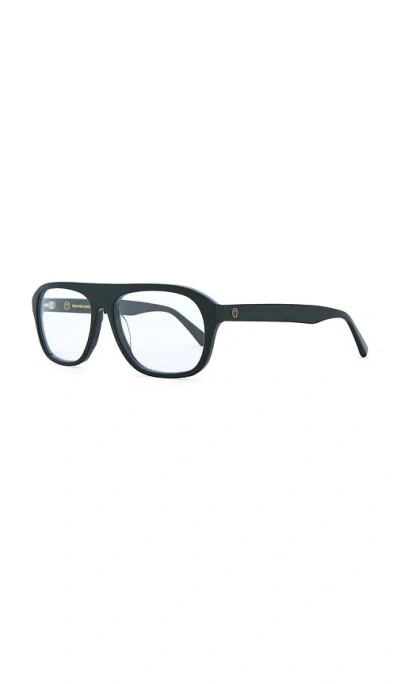 Heaven Mayhem Vesper Clear Sunglasses In Black