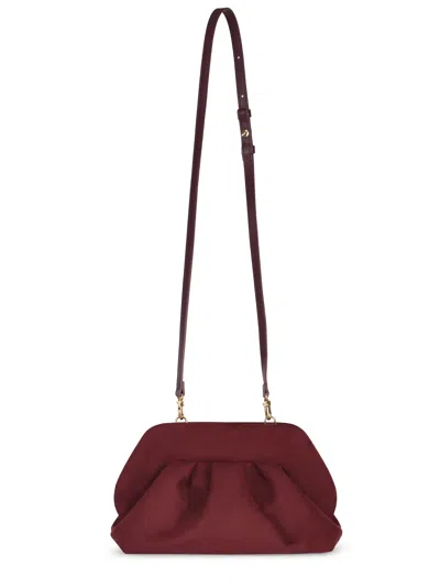 Themoirè Tia Suede Prune Bag In Brown