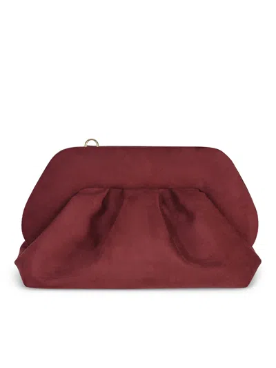 Themoirè Tia Suede Prune Bag In Brown